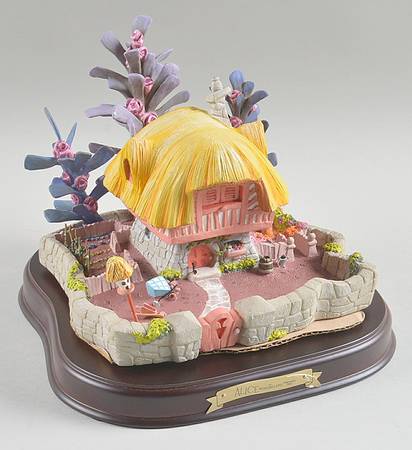 Enchanted Places-Alice in Wonderland White Rabbit's House - With Box