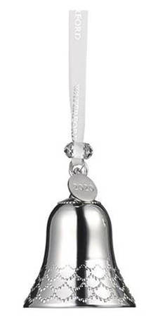 Silver Christmas Ornaments Bell - Boxed