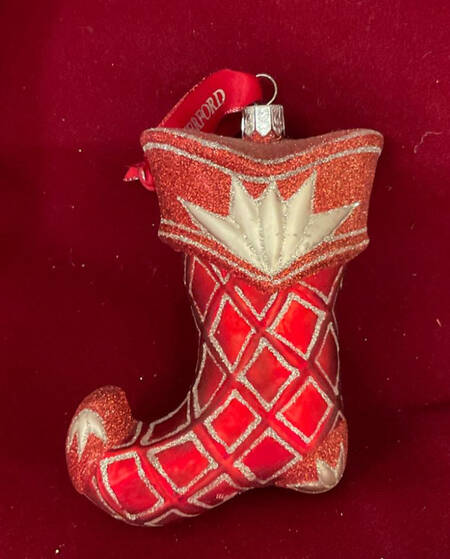 Holiday Heirloom Annual Stocking by Waterford Crystal