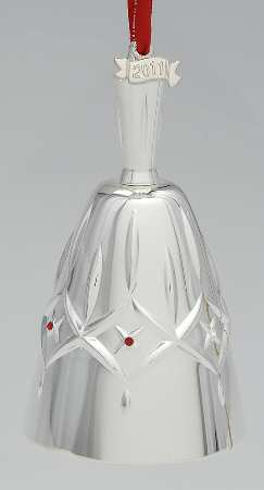 Lismore Ornaments (Silverplate) 2011 Lismore Bell - With Box