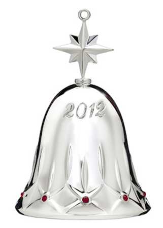 Lismore Ornaments (Silverplate) 2012 Lismore Bell - No Box