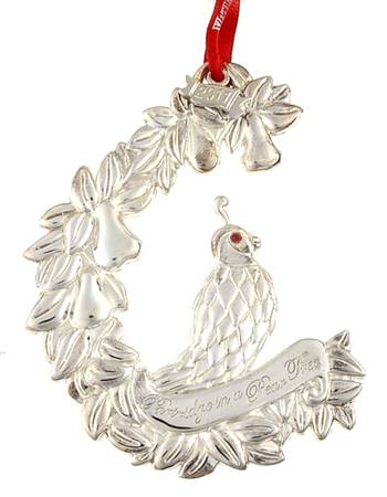 12 Days of Christmas Ornaments Partridge In A Pear Tree - With Box