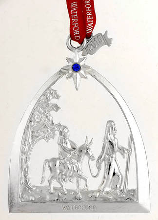 Nativity Ornaments (Silverplate) Passage To Bethlehem - Boxed