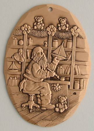 Santa's Workshop Holiday Handiwork-Bronze - Boxed
