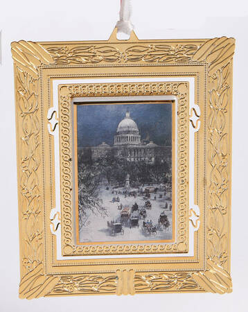 Congressional Holiday Ornaments The Capitol-Seasons Greeting - Boxed