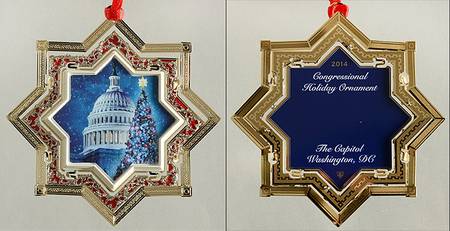 Congressional Holiday Ornaments 50th Anniversary Of Tree Lighting - Boxed