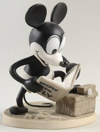 Mickey Through the Years How To Fly-Plane Crazy - With Box
