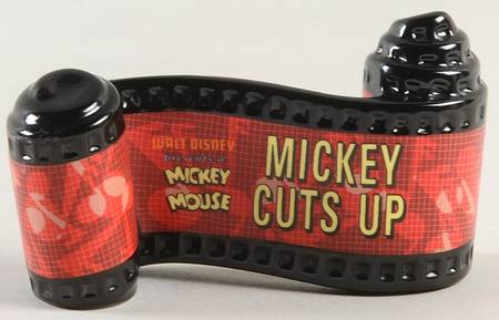 Mickey Cuts Up Opening Title - With Box