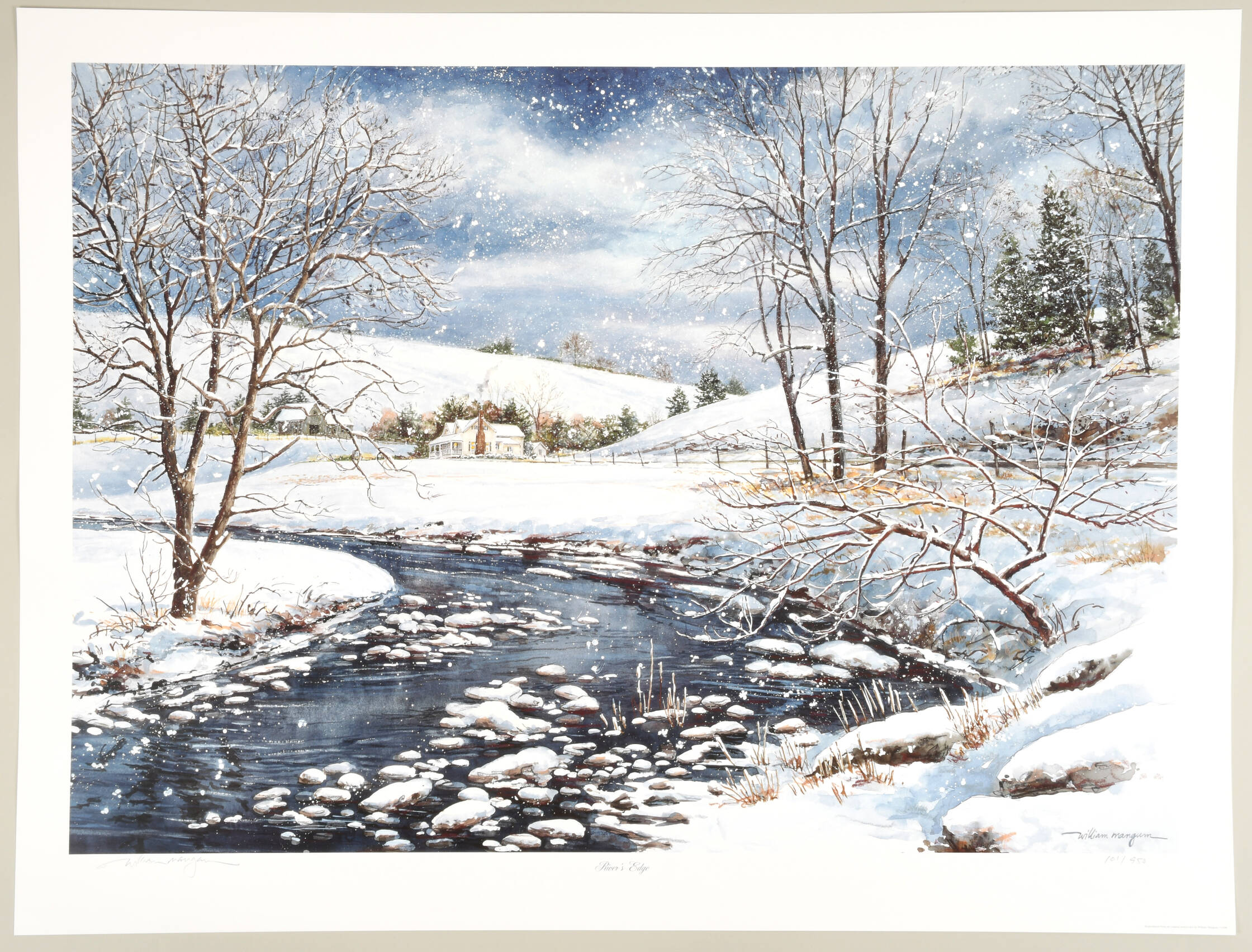 William Mangum Prints River's Edge - Boxed