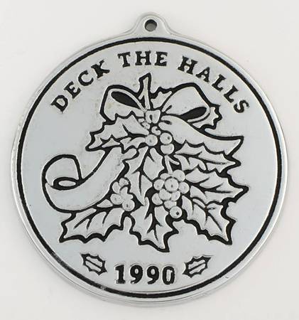 Annual Christmas  Carol Ornaments Deck The Halls - No Box