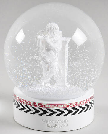 Christmas Snowglobes Cherub Snow Globe - Boxed