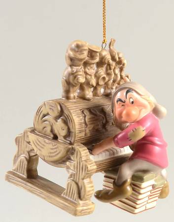 Snow White & the Seven Dwarfs Ornaments Grumpy - No Box