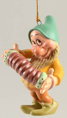 Snow White & the Seven Dwarfs Ornaments Bashful - No Box