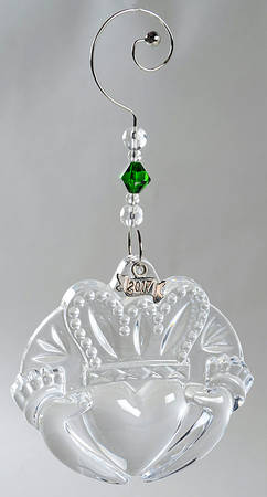 Annual Claddagh Ornament Claddagh - Green Enhancer - Boxed