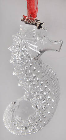 Seahorse Annual Ornament Seahorse - With Red Ribbon - No Box