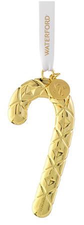 Golden Ornaments Golden Candy Cane Ornament - Boxed