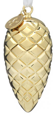 Golden Ornaments Golden Fir Cone Ornament - Boxed