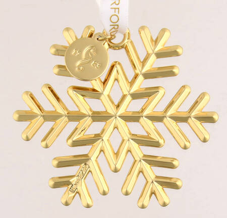 Golden Ornaments Golden Snowflake - Boxed