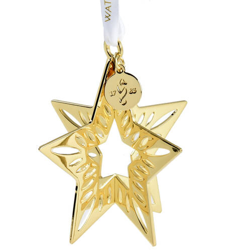 Golden Ornaments Golden 3d Star - Boxed