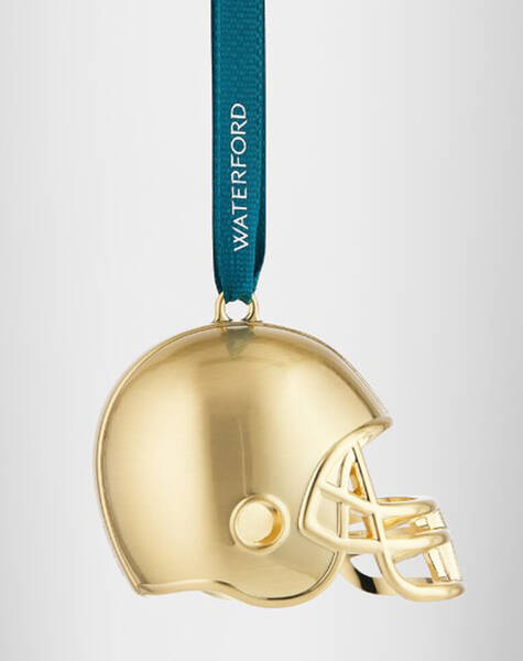 Golden Ornaments Football Helmet - Boxed