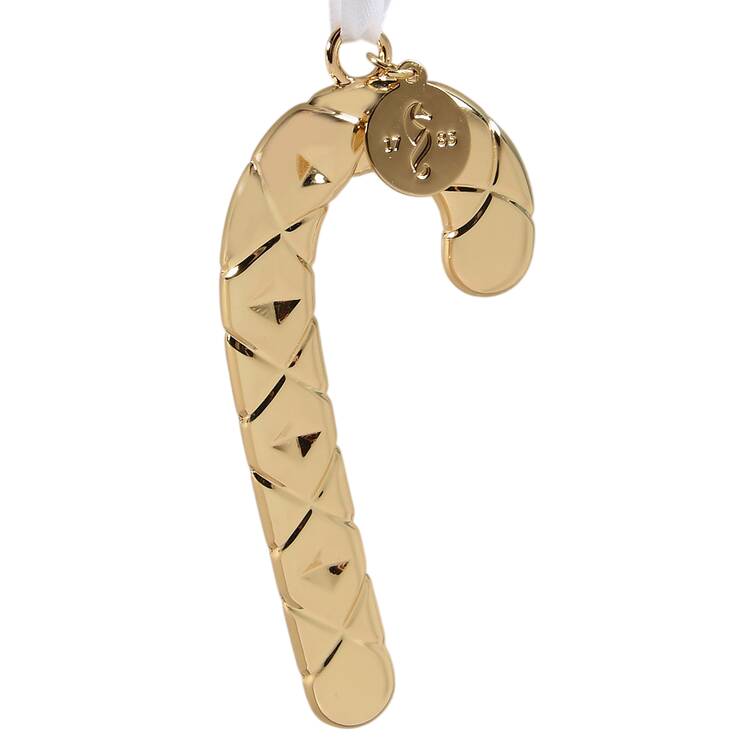 Golden Ornaments Golden Candy Cane Ornament - Boxed