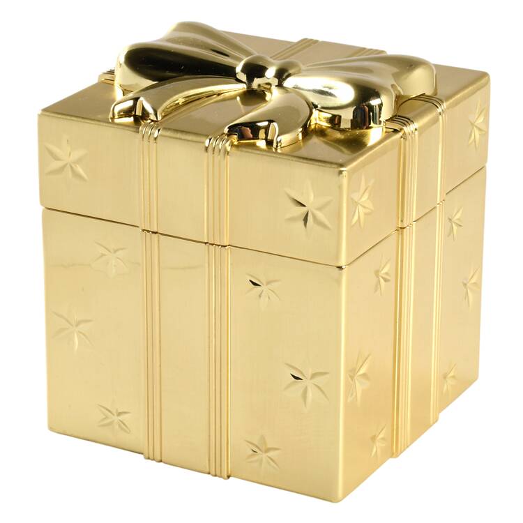 Golden Ornaments Present Box - Boxed