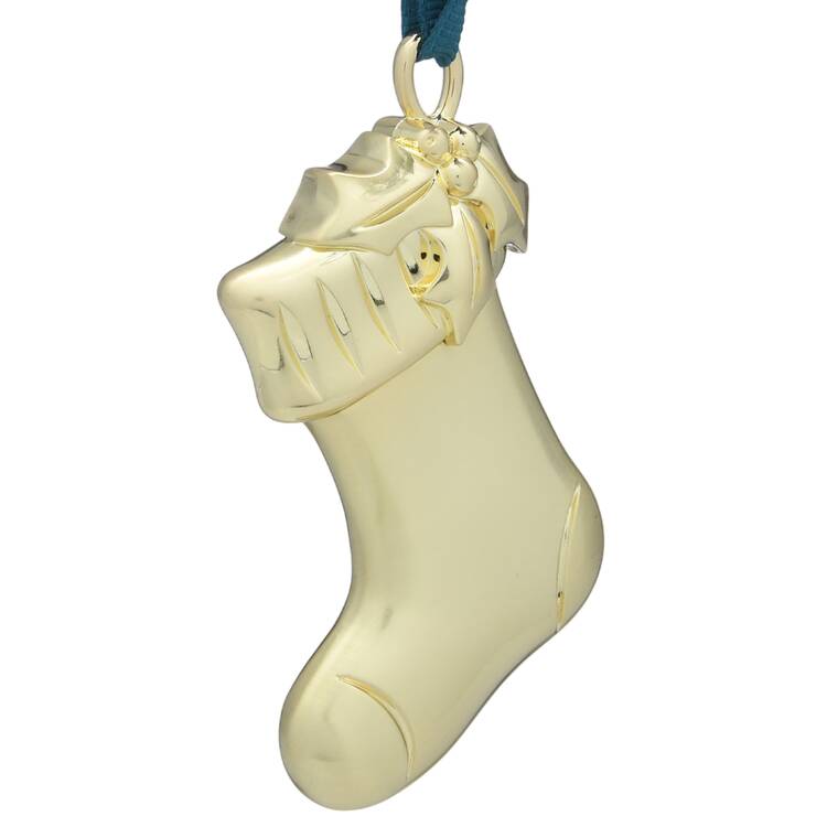 Golden Ornaments Stocking - Boxed