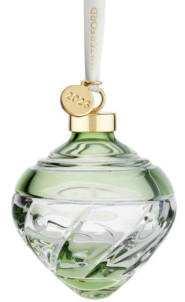 Winter Wonders Mistletoe Bauble- Green - Boxed