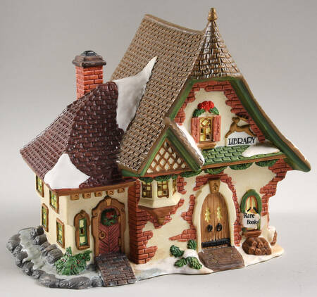 Holiday Time Village Library - Boxed