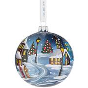 Painted Scenes, Art Holy Night Bauble - Boxed