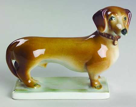 Zsolnay Figurines Dachshund - Boxed