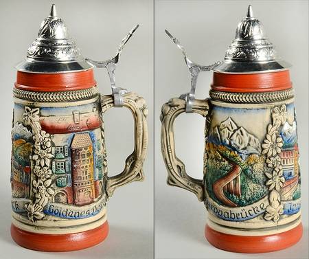 Zoller & Born Steins Three Cities - No Box