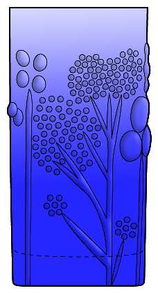 Flora Cobalt Blue