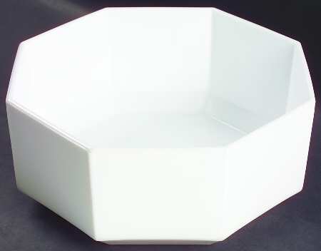Octime White 9" Salad Bowl