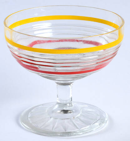 Banded Rings Clear and Multi Colored Bands Low Sherbet