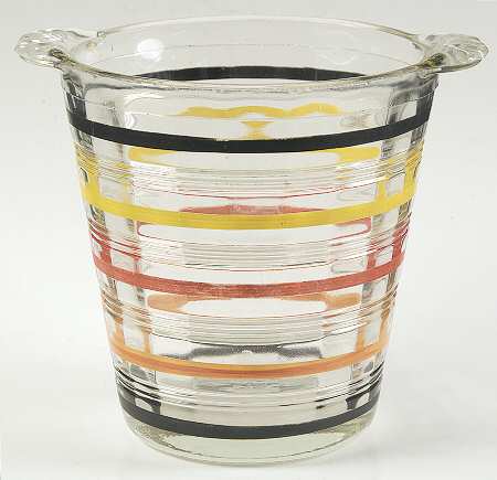 Banded Rings Clear and Multi Colored Bands Ice Bucket