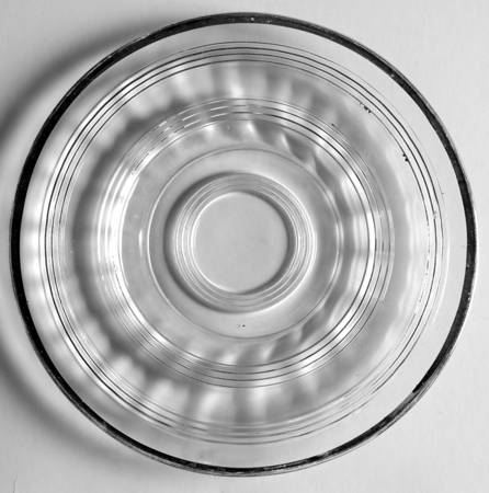 Banded Rings Platinum Bread & Butter Plate