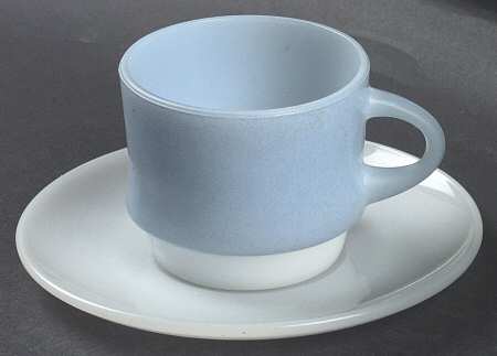 Blue Mosaic Cup & Saucer Set