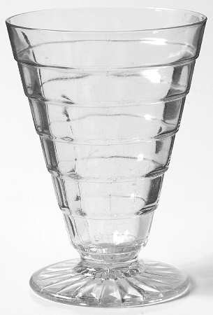Block Optic Clear 9 Oz Footed Tumbler