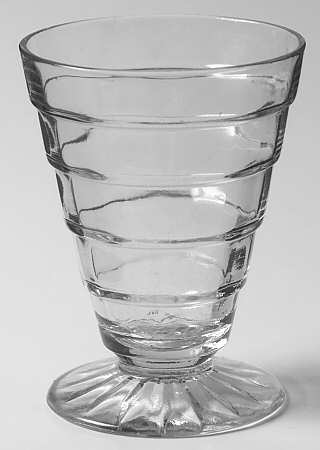 Block Optic Clear 3 Oz Footed Tumbler