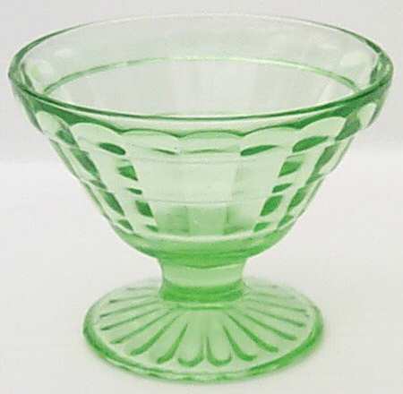 Block Optic Green Champagne/Tall Sherbet