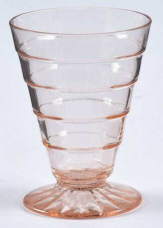 Block Optic Pink 3 Oz Footed Tumbler