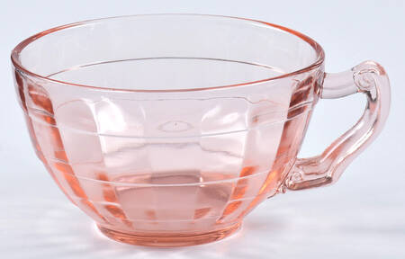Block Optic Pink Cup Only by Anchor Hocking
