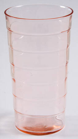 Block Optic Pink 8 Oz Flat Tumbler by Anchor Hocking