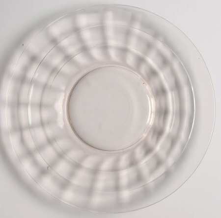 Block Optic Pink Bread & Butter Plate by Anchor Hocking