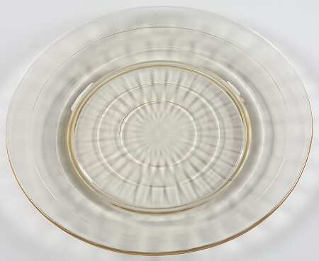 Block Optic Yellow Dinner Plate