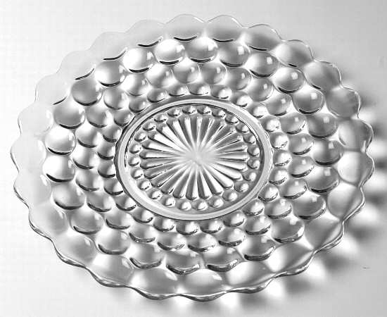 Bubble Clear Dinner Plate