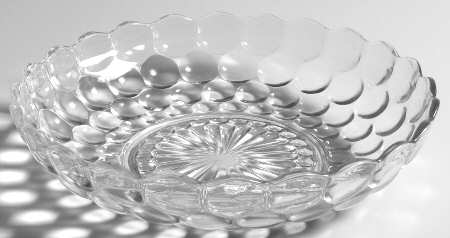 Bubble Clear 8" Round Bowl