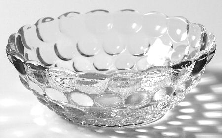 Bubble Clear Small Dessert Bowl