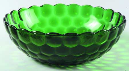 Bubble Green 4" Small Fruit/Dessert Bowl